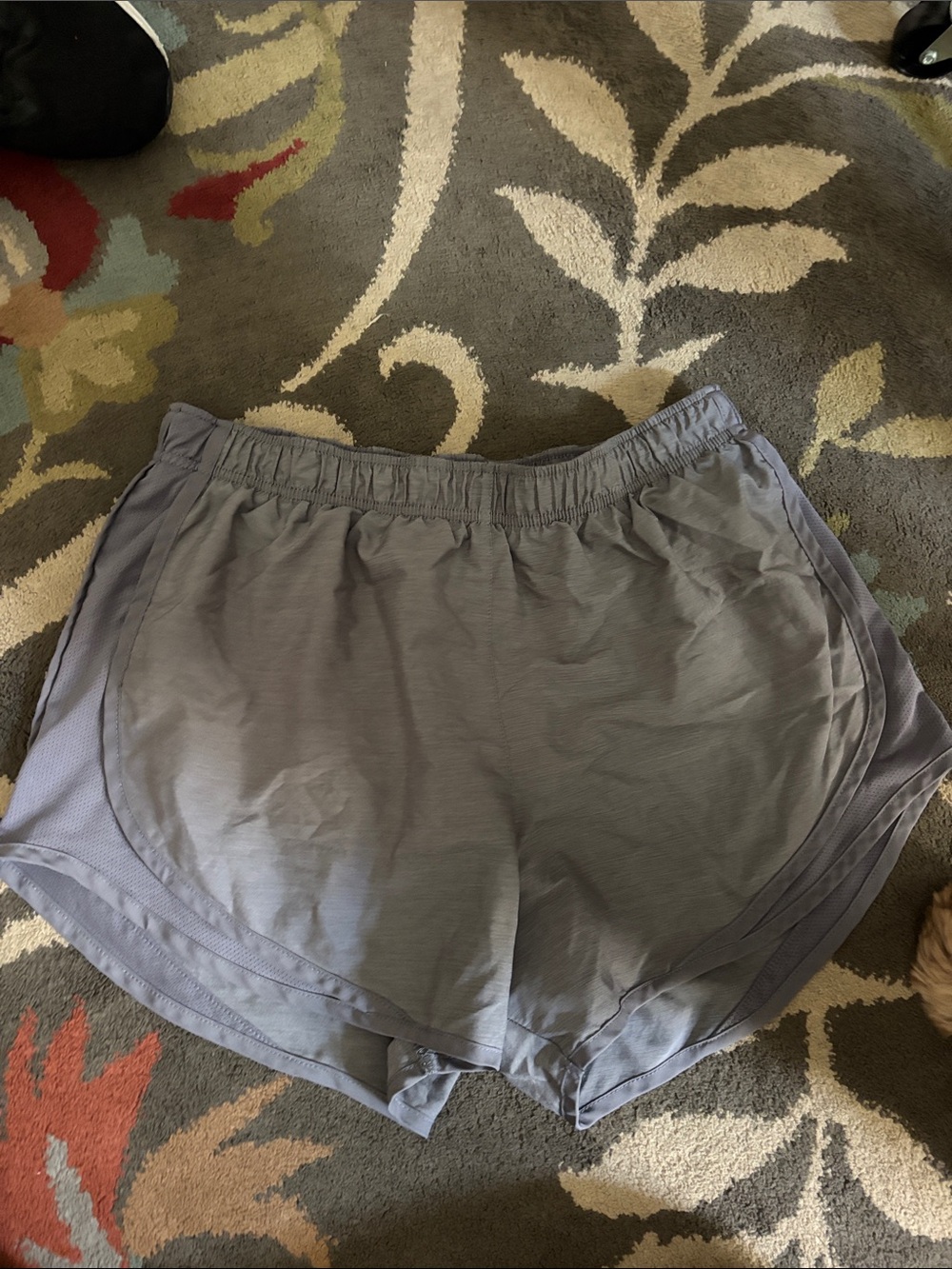 Nike Women's Athletic Shorts in Light Gray